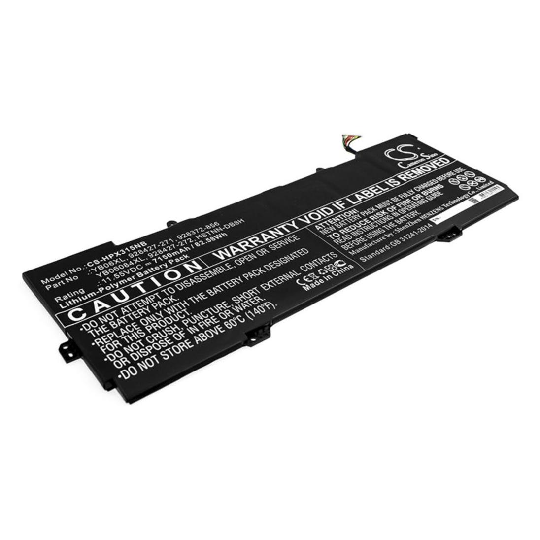 NoName Battery for Hp Spectre X360 15-CH000NA etc (HPX315NB)