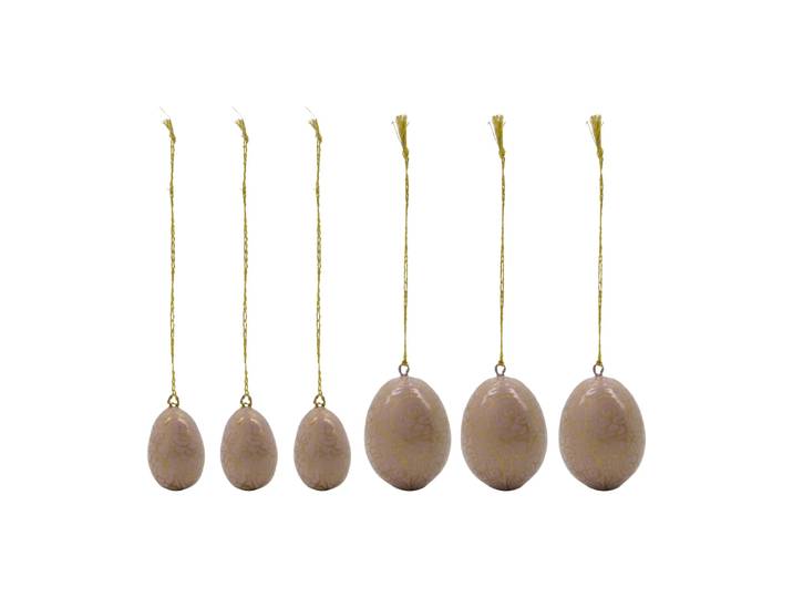 House Doctor Œufs de Pâques Bloom 6 pièces Rose