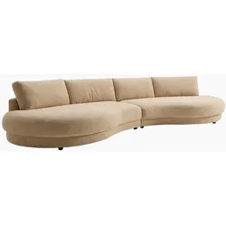 KAWOLA Big Sofa PADANA Stoff creme