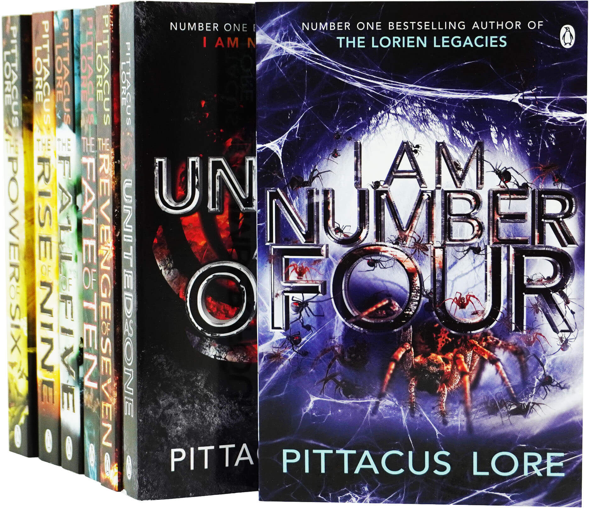 The Lorien Legacies Series 7 Books Set by Pittacus Lore - Ages 13+ - Paperback Penguin Random House