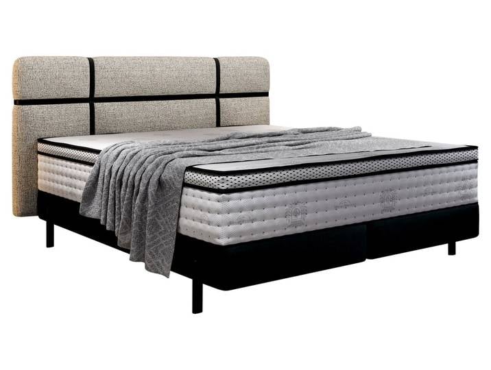 XORA Boxspringbett TOLLEDO, anthrazit, Stoff