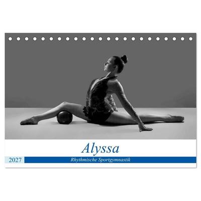 Rhythmisch Sportgymnastik - Alyssa (Tischkalender 2027 DIN A5 quer), CALVENDO Monatskalender