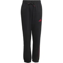 ADIDAS Kinder Hose Slogan Fleece, Größe 152 in Schwarz Schwarz