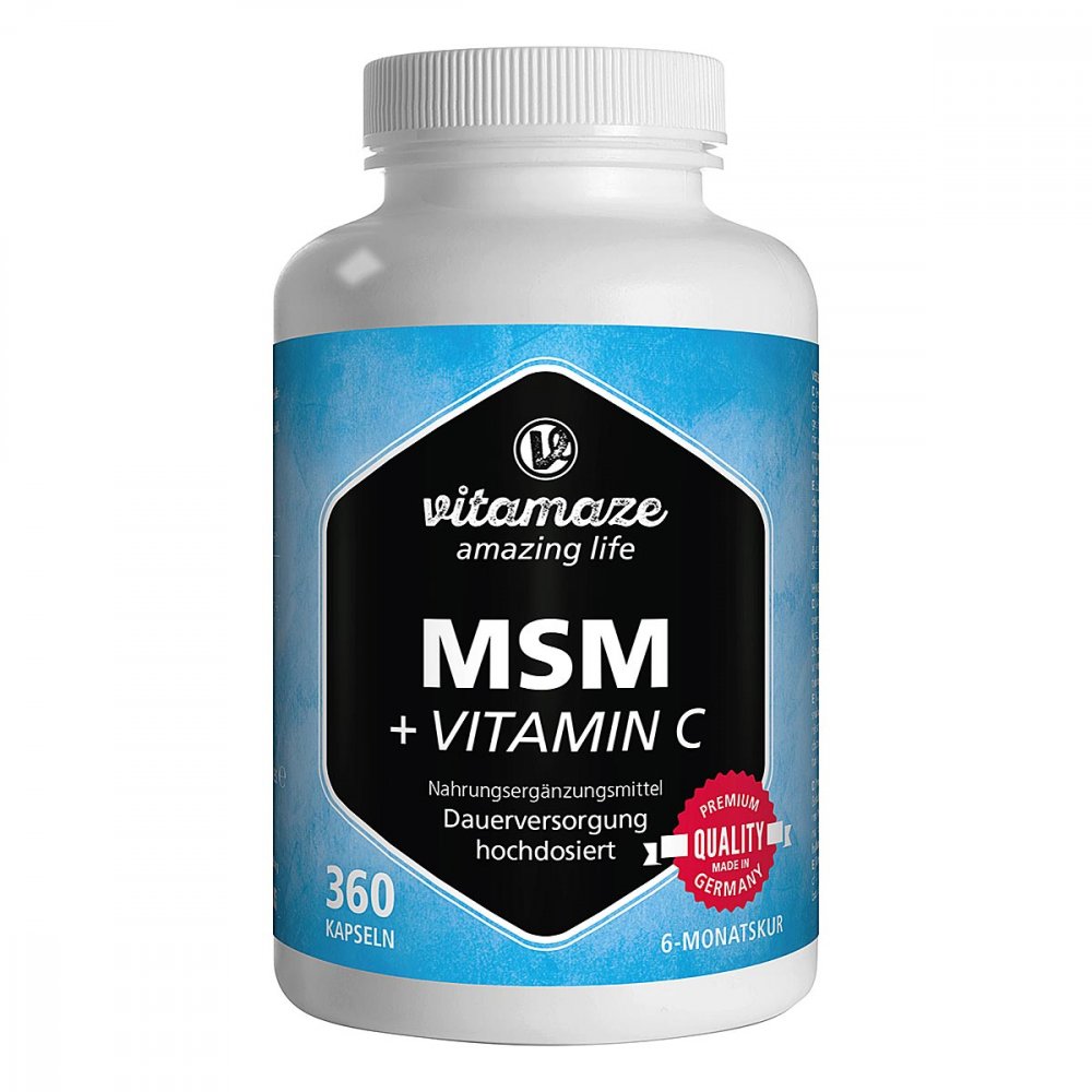 Vitamaze GmbH Vitamaze MSM HOCHDOSIERT+Vitamin C 12580563