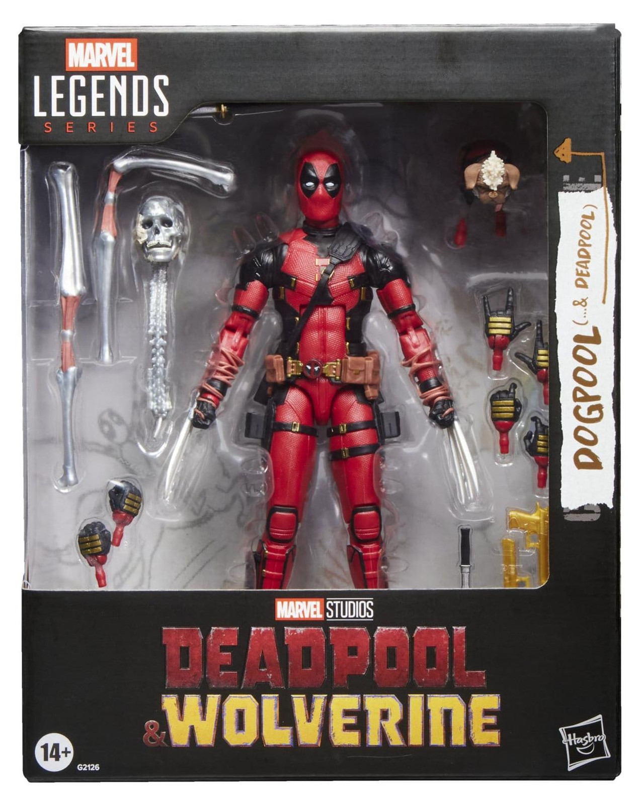 Hasbro Marvel Legends Deadpool en Dogpool Deadpool & Wolverine actiefiguurset 15 cm
