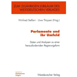 Parlamente und ihr Umfeld, Fachbücher von Uwe Thaysen, Winfried Steffani