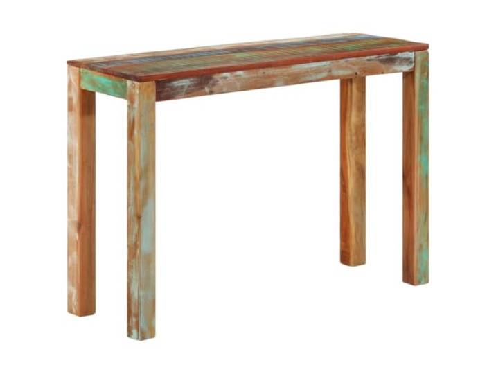 TEKGHUT Konsolentisch 110x35x76 cm aus Massivem Altholz, Handgefertigter Massiv Altholz, recycelte Hölzer, handgefertigt, einzigartige Farbvariationen, für Esszimmer und Küche