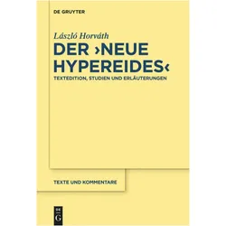 Der "Neue Hypereides", Fachbücher von László Horváth