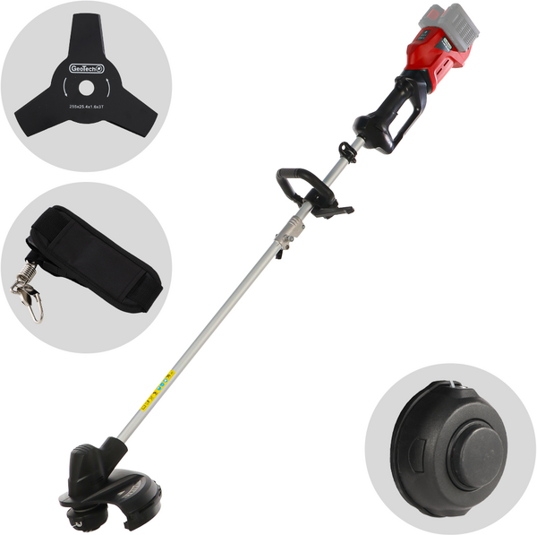 GeoTech X-Line BC-40V - Decespugliatore a batteria - 40V - SENZA BATTERIA E CARICABATTERIE