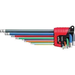 Winkelschlüssel-Set Wiha® Sechskant-Kugelkopf, 10-teilig
