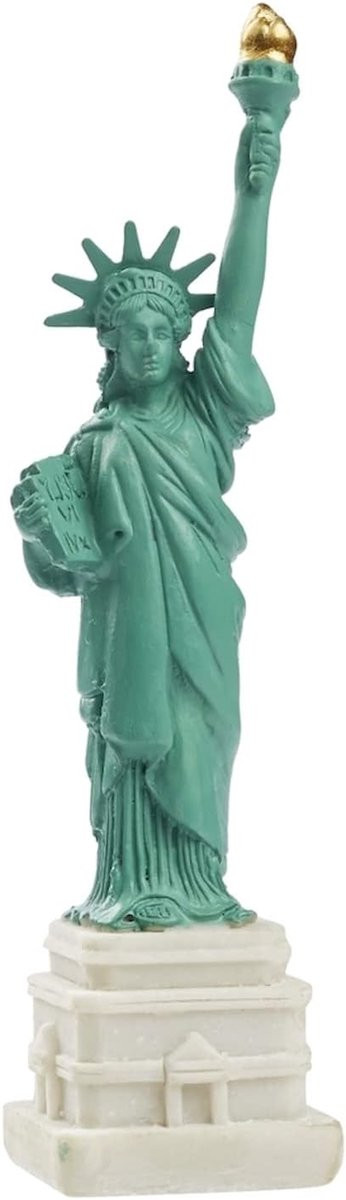 Vrijheidsbeeld New York Stadssouvenir Decoratie Groen Hoogte: 11 cm