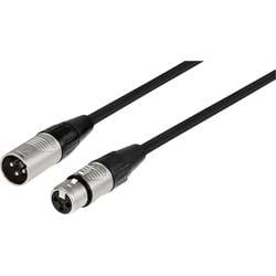Monacor MECR-200/SW XLR Kabel [1x XLR-Stecker - 1x XLR-Buchse] 2 m Schwarz 0069300