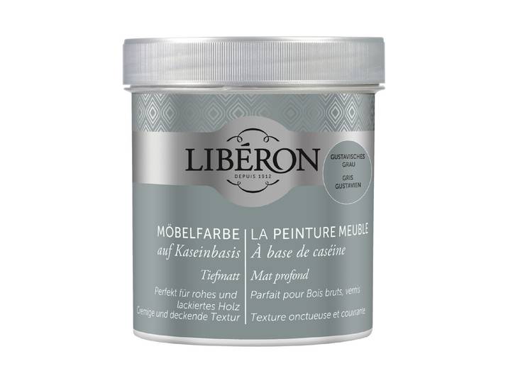 Liberon Möbelfarbe Kasein Gustavisches Grau 500 ml