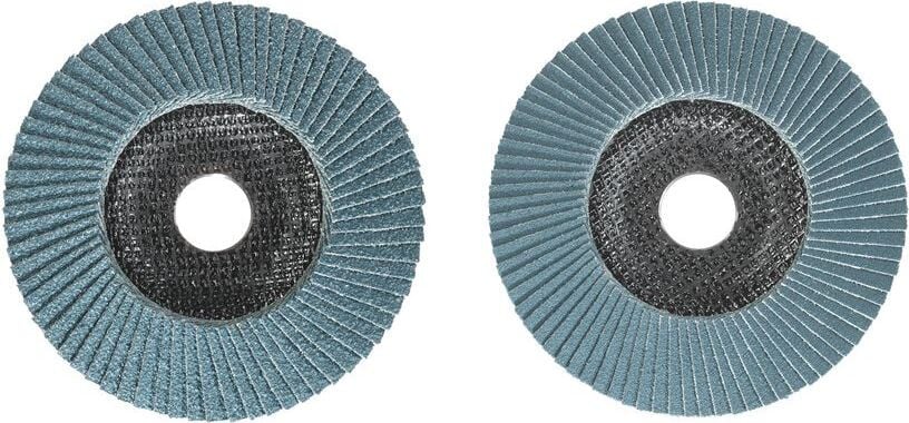 Einhell KWB schuurdoeken voor haakse slijpmachine, 2 stuks, 115 mm, korrel 40/80
