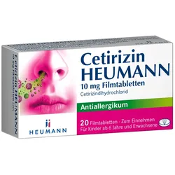 Heumann Cetirizin 10 mg Filmtabletten 20 St