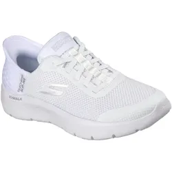 SKECHERS Go Walk Flex Grand Entry Slipper Damen WHT - weiß 37