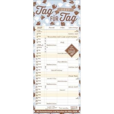 Premium Familientimer Tag für Tag 2027