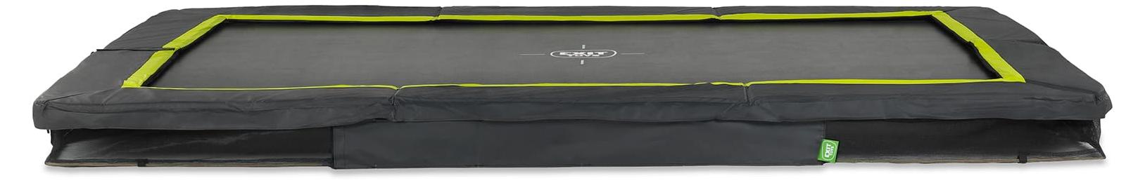 Bodentrampolin Gartentrampolin Outdoor-Trampolin - Oval - 214 x 305 cm - Schwarz
