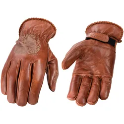 Rokker Tattoo Skull Motorrad Handschuhe