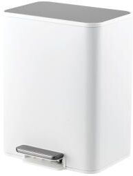 Garvee Bathroom Trash Can, Small Trash Can with Soft-Close Lid, Foot Pedal & Inner Bucket, Stainless Steel Garbage Can