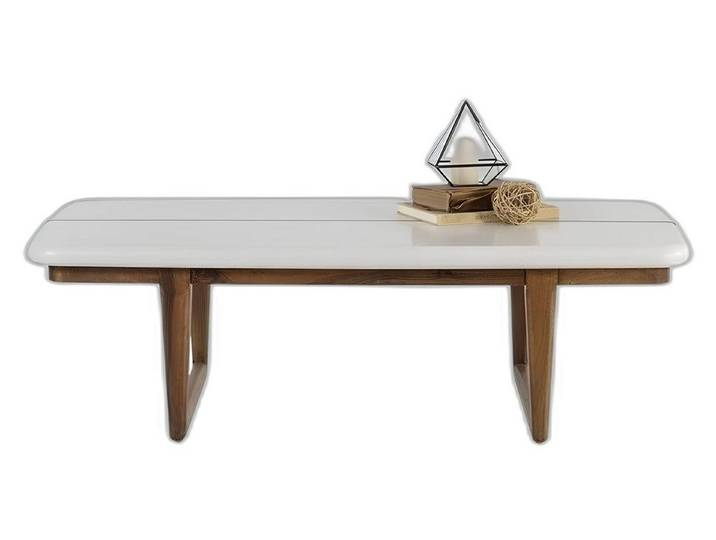 Xlmoebel Couchtisch Holztisch in Weiß mit eleganter Ästhetik und sorgfältiger Verarbeitung (Couchtisch), Hergestellt in Europa
