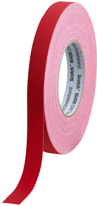 3M Ruban textile 9545N 19 mm x 50 m rouge imprégné (7000062738)