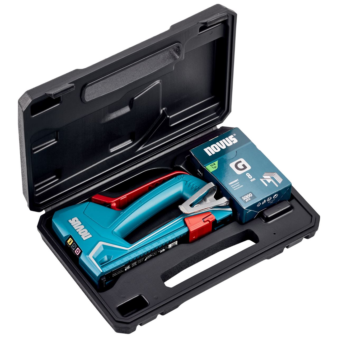 novus Handtacker J-51 Kofferset türkis, 1 Set