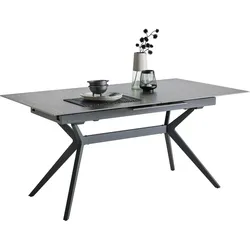 Ausziehtisch Verona in Anthrazit/Schwarz
