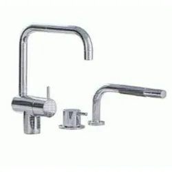 Vola Einhebelmischer KV1-500T1, mit versenkbarer Handbrause, chrom, KV1-500T1-16