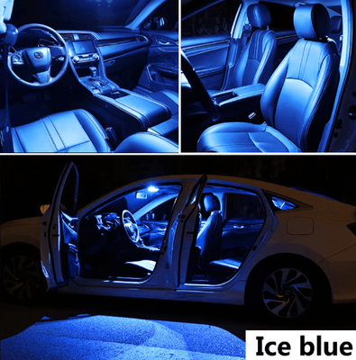 Inspire Picks ZITWO No Error LED Interior Light Kit For VW Volkswagen Plug And Play Cabin ice Blue golf 7 13 18 10pc