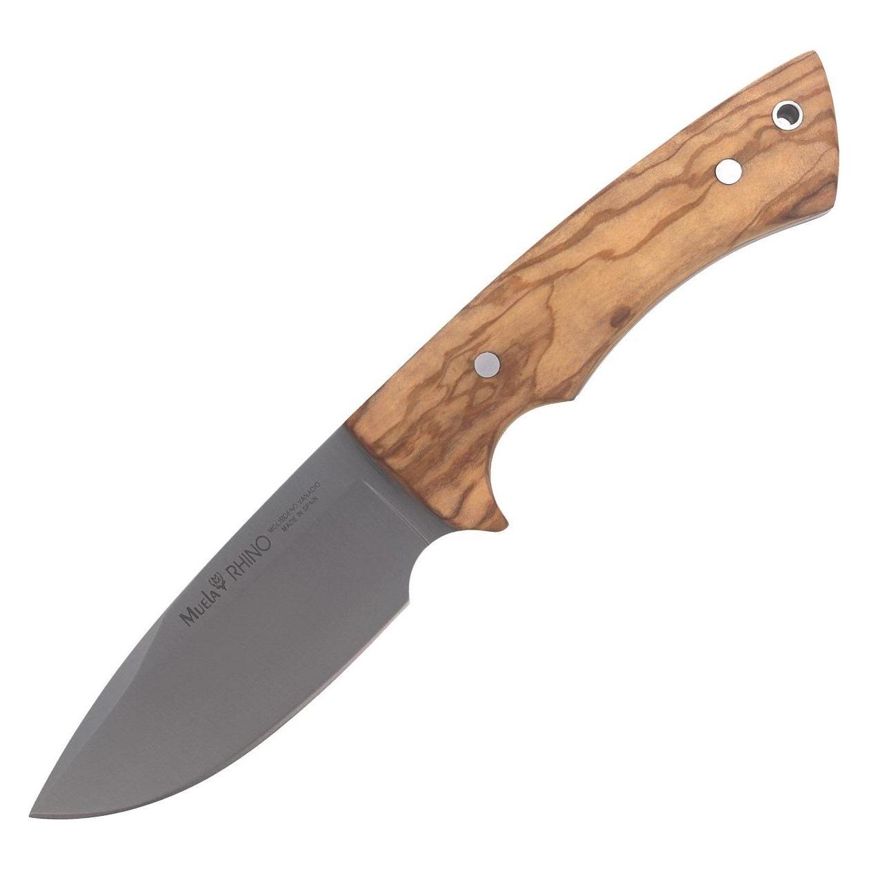Muela Rhino Olivenholzmesser, Satin 100mm (10 cm) (53740179)