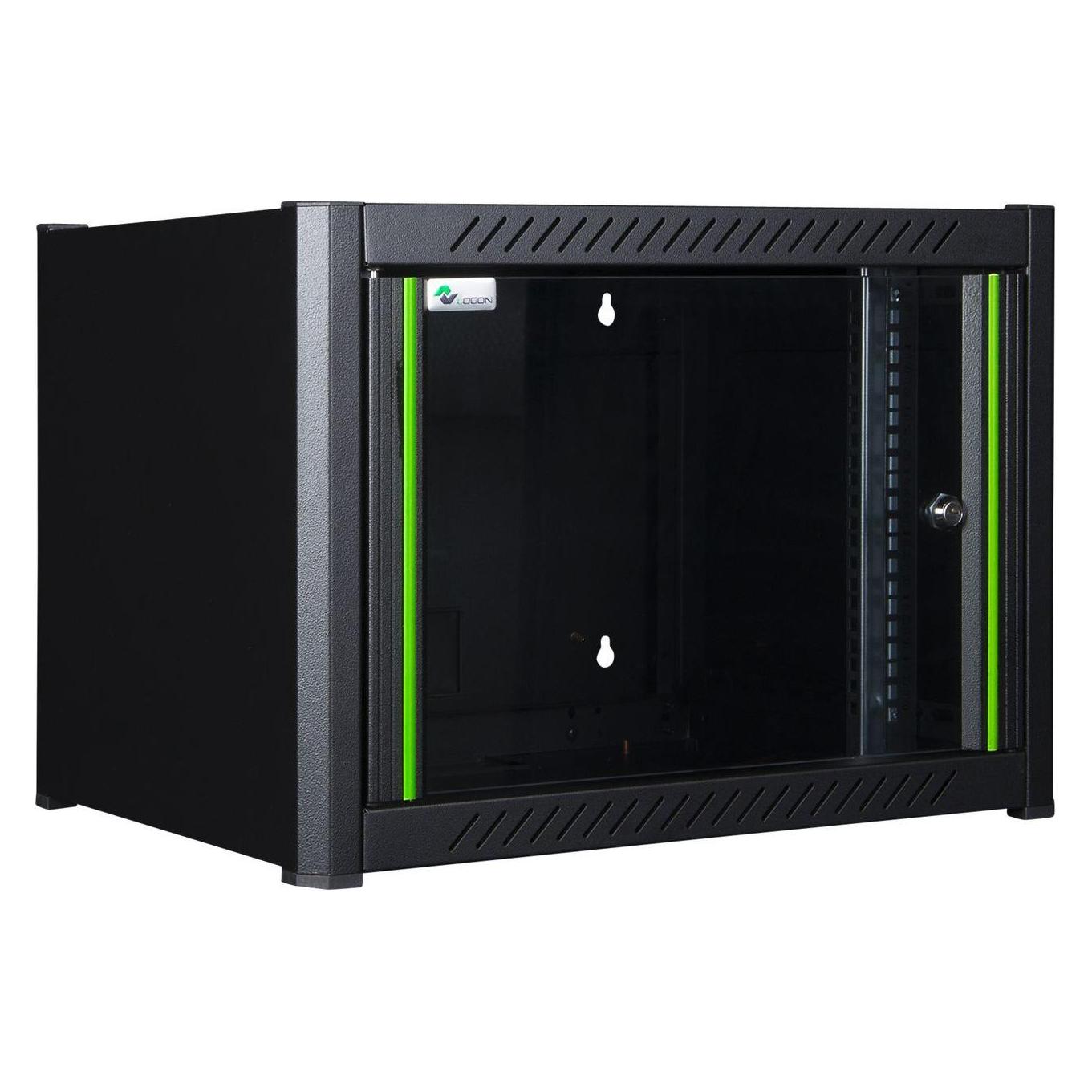 Lanview 19" 6U W=600mm D=450mm (6 HE, 19 Zoll Rack) (RWM06U45BL)
