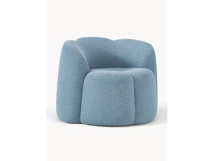 Fauteuil lounge en bouclette Fleur