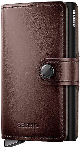 SECRID Geldbörse - Miniwallet Premium Dusk dark brown braun EG