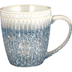 GreenGate Becher Alice Everyday mit Henkel, Ripple Blue