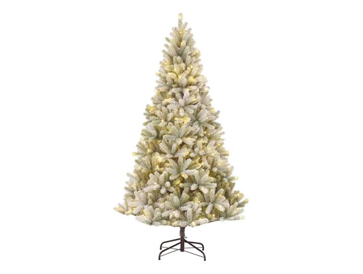 Sapin de Noël artificiel illuminé Nagoya Vert Plastique H210