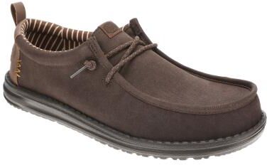 Hey Dude Wally Vintage Classic - Mens 8 Brown Slip On Medium