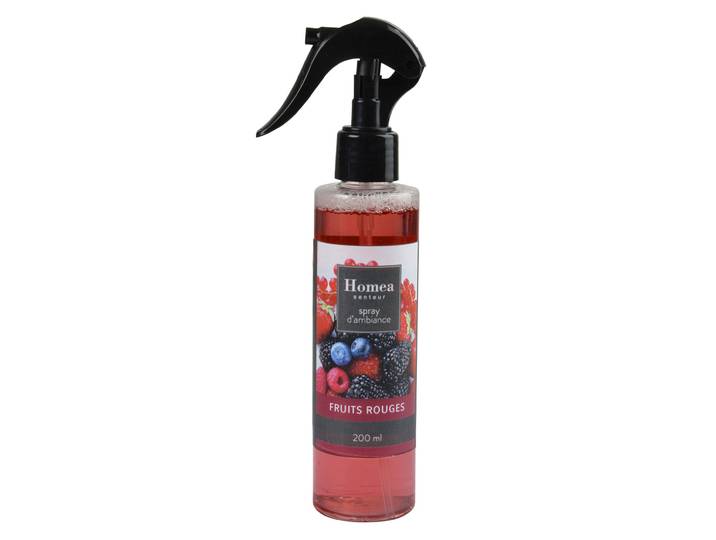 Raumspray rote Beeren, Lufterfrischer in praktischer Sprühflasche, 200 ml