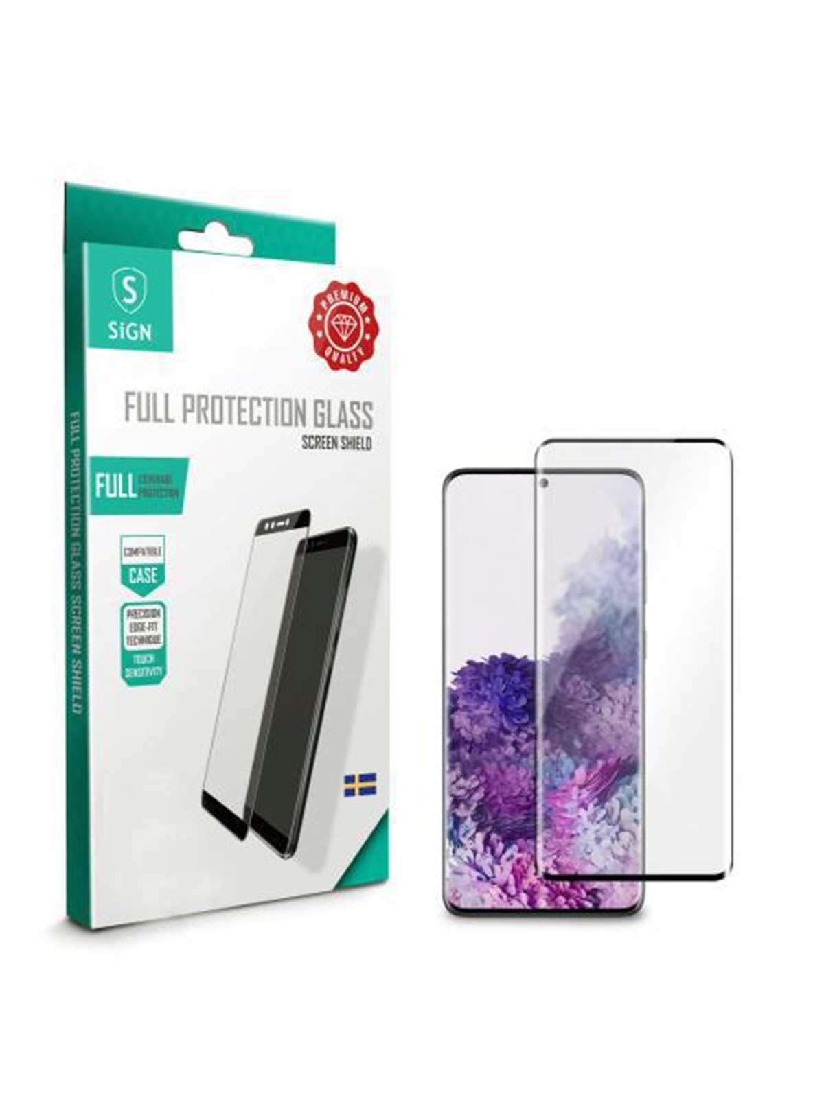 SiGN Screen Protector Tempered Glass Samsung Galaxy S21 Plus Ultrasonic fingerprint unlock