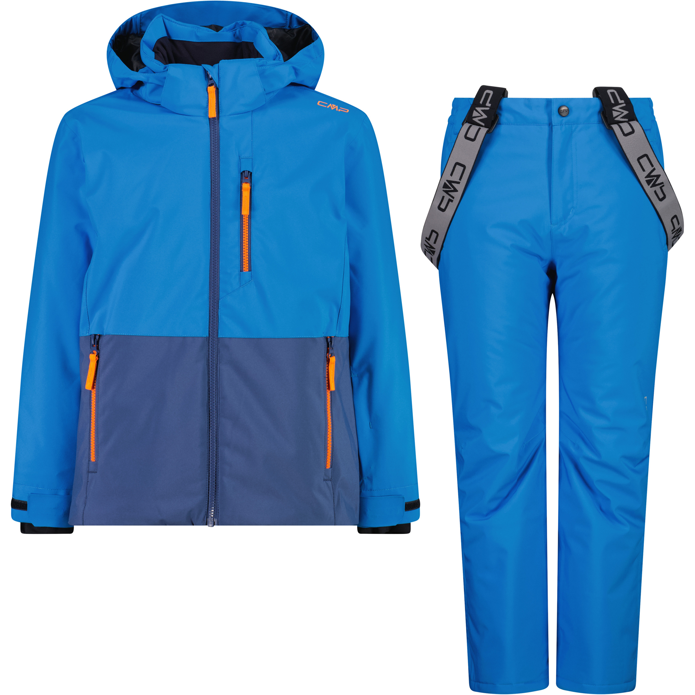 CMP Ski Set Kinder Overalls blau Größe 140 Skifahren