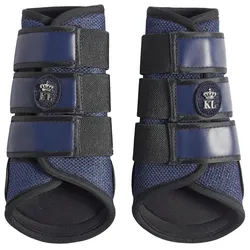 Kingsland KLpatton Protection Boots In Mesh Gamaschen Navy mit Glitzer Summer Update 2022, Größe: XL
