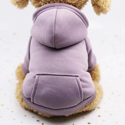 Inspired Finds Fashion Dog Hoodie For Autumn And Winter Thick Warm Pet Clothes For Small Dogs xxl purple