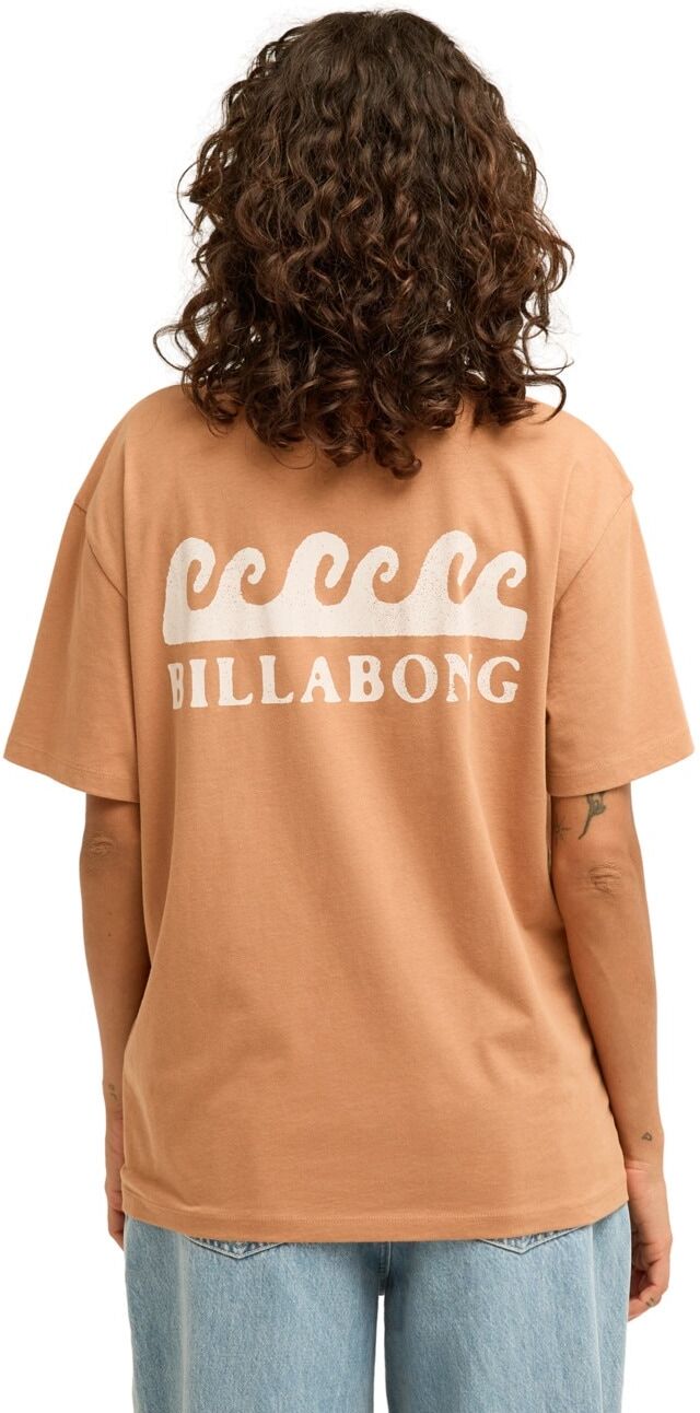 T-Shirt BILLABONG "Surfing In Town", Damen, Gr. XL, beige (sugar almond), Obermaterial: 70% Baumwolle, 30% Baumwolle., Shirts T-Shirt sugar almond XL