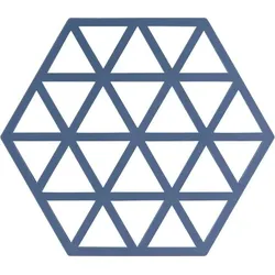 Triangles Untersetzer für heißes Geschirr blau