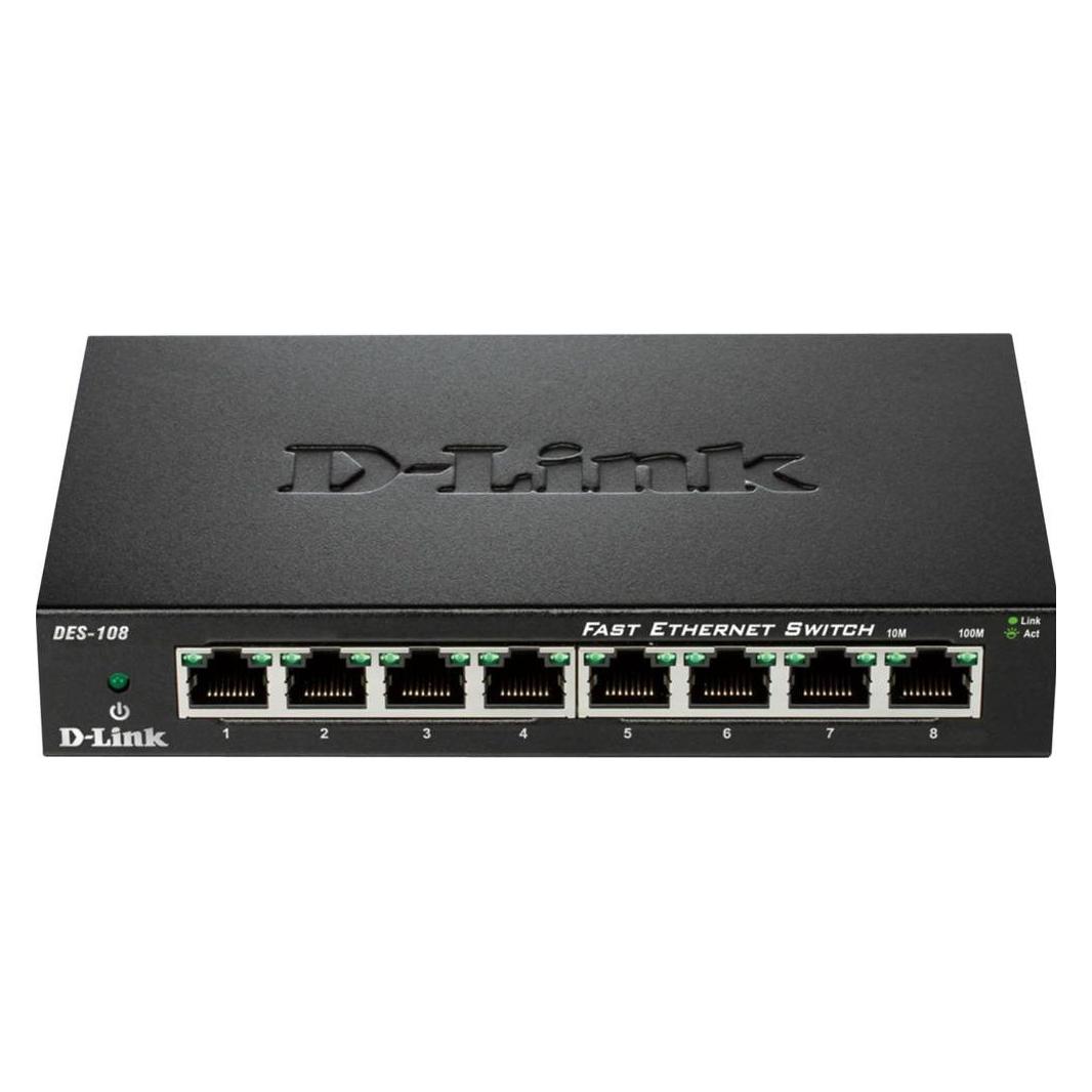 D-Link DES-108/E (8 Ports) (DES-108/E)