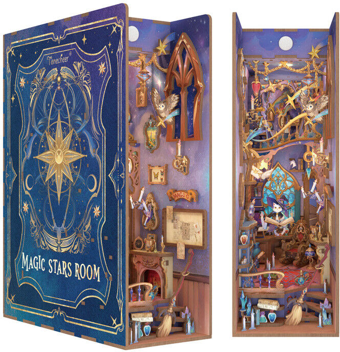 Book Nook Magic Stars Room - Tonecheer
