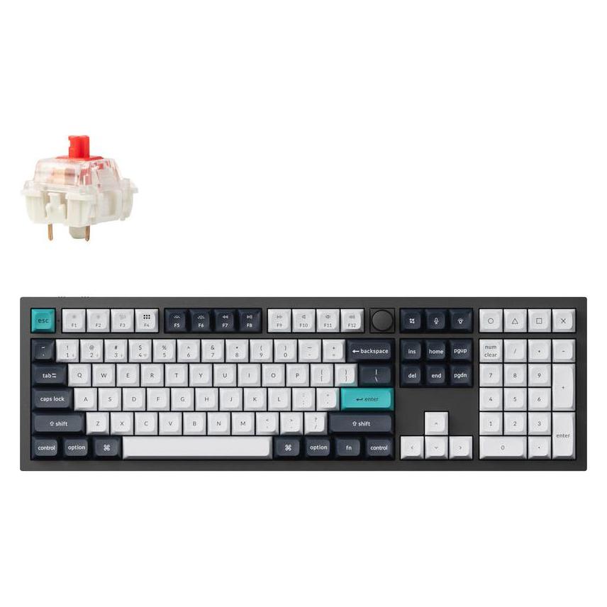 Keychron Q6 Max (US, Kabelgebunden, Kabellos) (Q6M-M1)