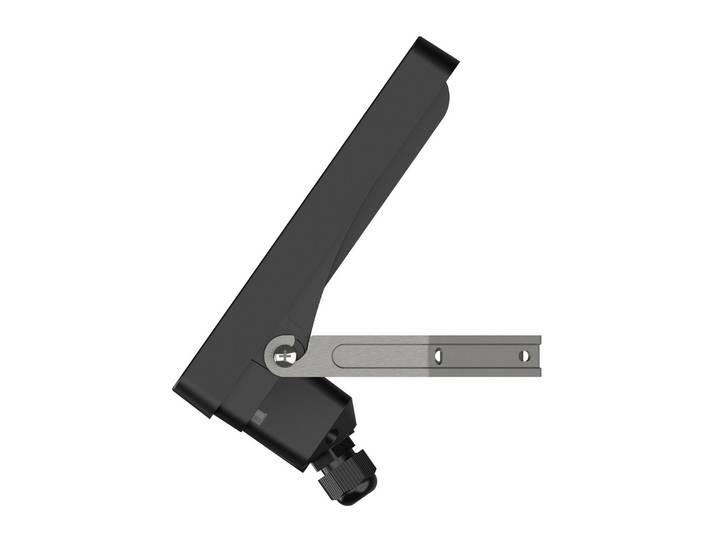 Theben LED-Außenwandstrahler theLeda B100 dual, schwarz, schwarz, Aluminium, LED Außenleuchte