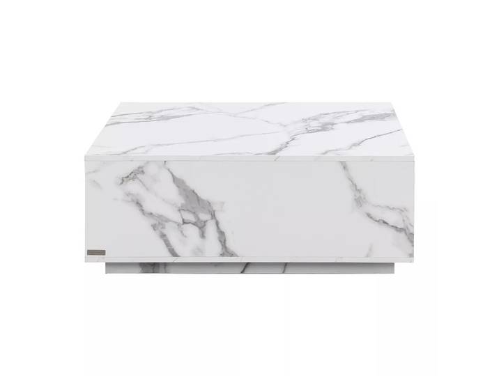 Vente-unique - Couchtisch ANTRIM, One Size, Weiss