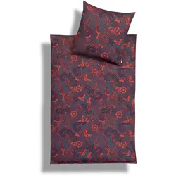 Bettwäsche FJODOR Mako-Satin (BL 135x200 cm) - orange - BL 135x200 cm